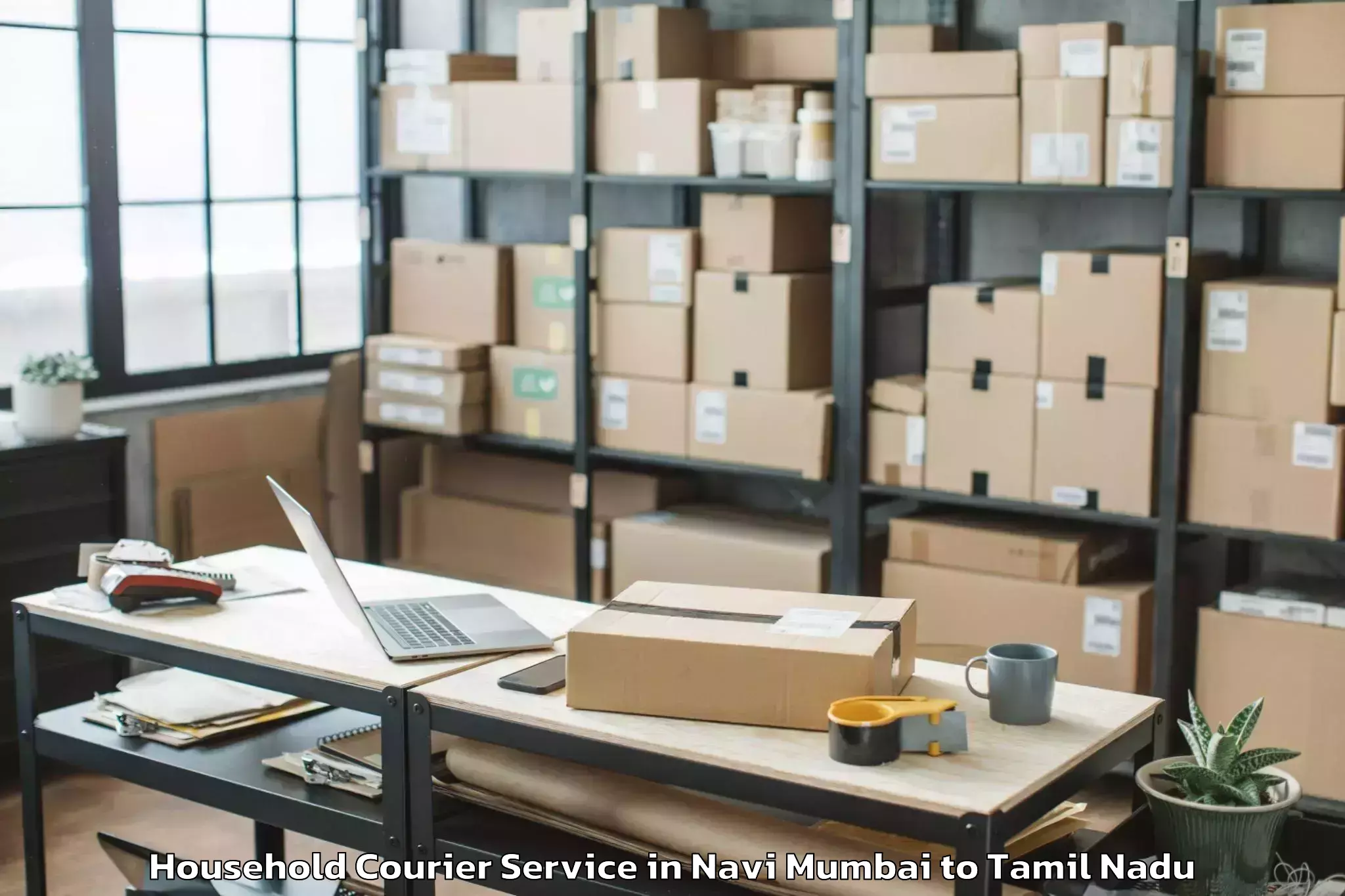 Expert Navi Mumbai to Mannargudi Household Courier